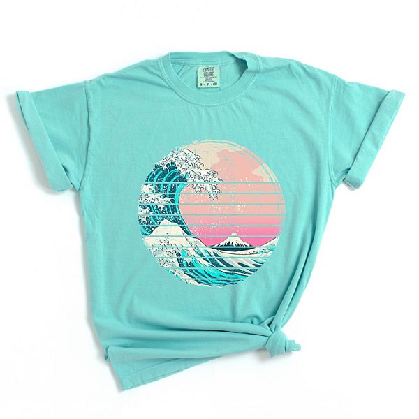 

Футболка Waves в винтажном стиле с окраской готового изделия Simply Sage Market, Chalky Mint, Зеленый, Футболка Waves в винтажном стиле с окраской готового изделия Simply Sage Market, Chalky Mint