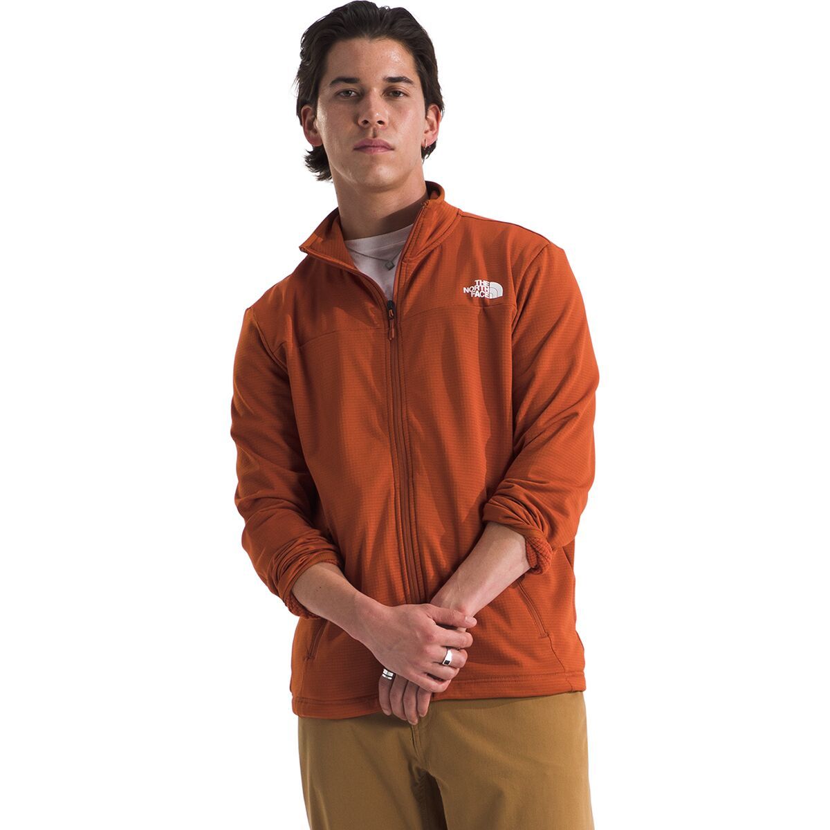 

Седр трейл сетчатая флисовая куртка на молнии The North Face, цвет earthen copper