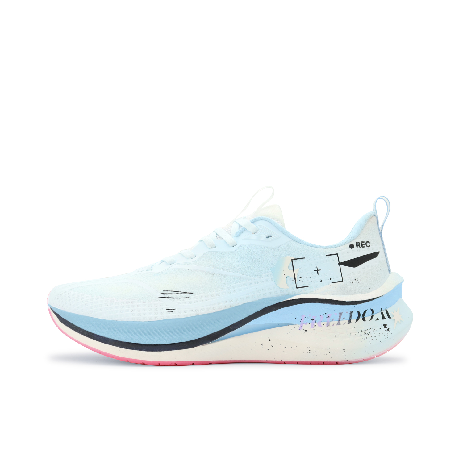 

LINING Лининг Red Hare 7 Pro амортизирующие нескользящие дышащие низкие беговые кроссовки мужские синий белый, цвет Blue White