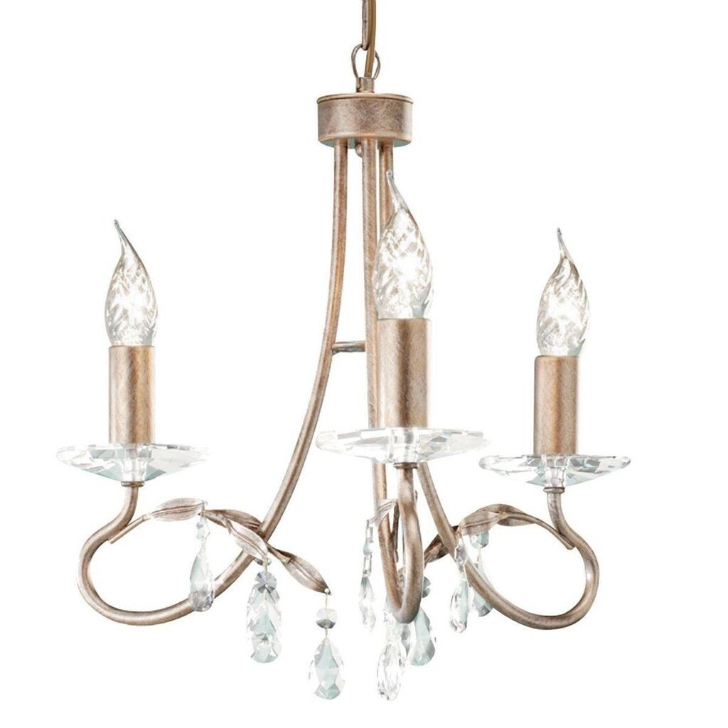 

Подвесной светильник Christina, серебро/золото, 3 лампочки Elstead Lighting
