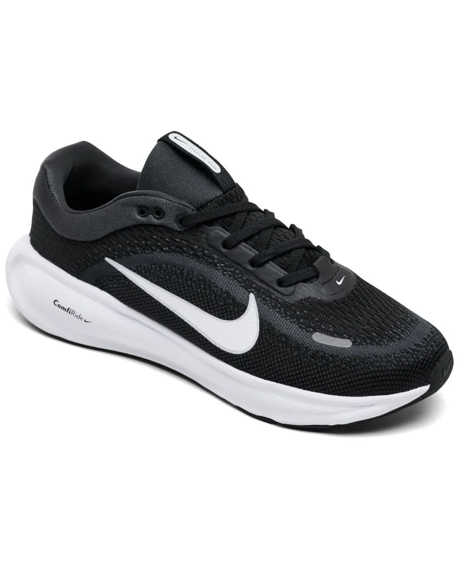 Детские беговые кроссовки Stellar Ride от Finish Line Nike, черный, белый
