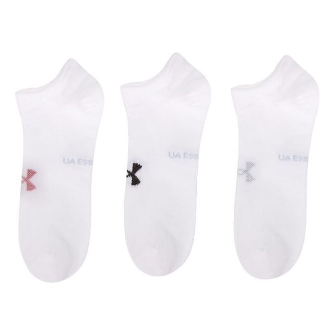 

Носки Under Armour Essential No Show 3-Pack Socks 'White', белый
