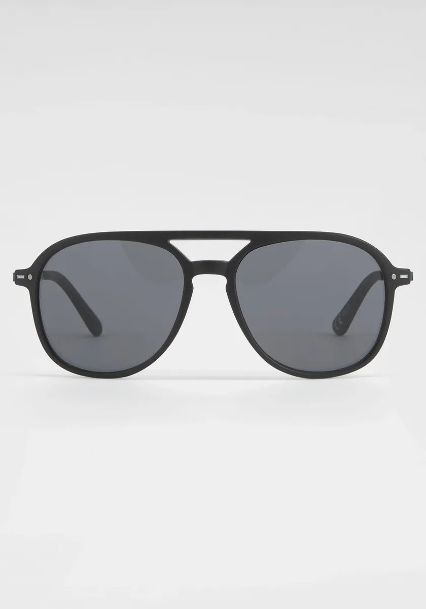 

Солнцезащитные очки BASEFIELD, надпись-логотип на дужке, серый