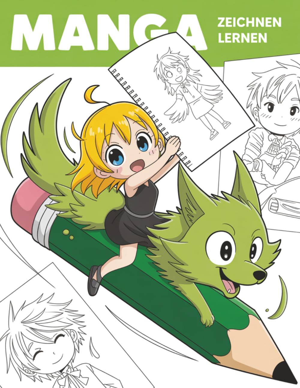 

Manga Zeichnen Lernen: Die beste Geschenkidee für Manga-Begeisterte - Lerne Gesichter, Figuren und Posen Schritt für Schritt (Independently published)