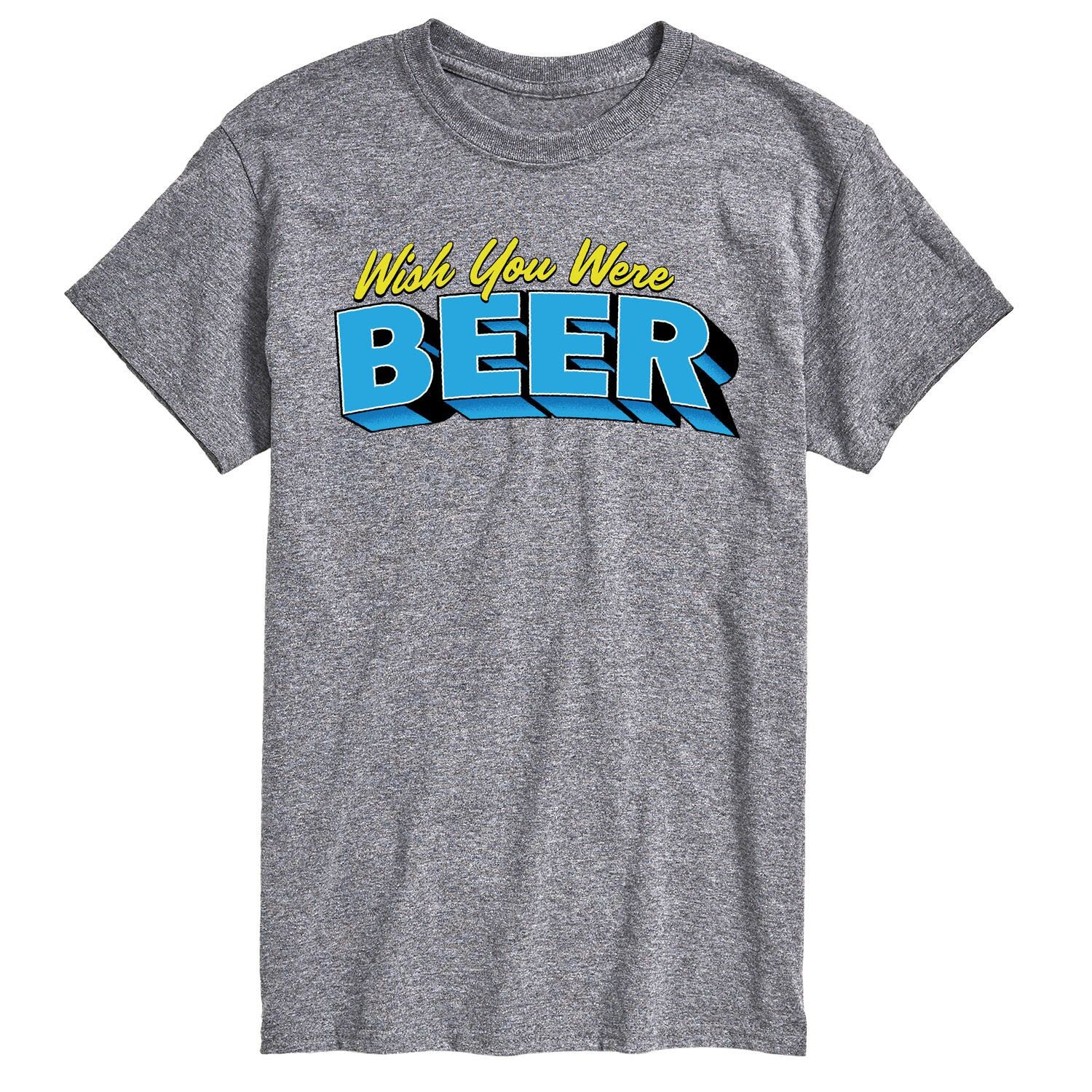 

Мужская футболка Wish You Were Beer Licensed Character