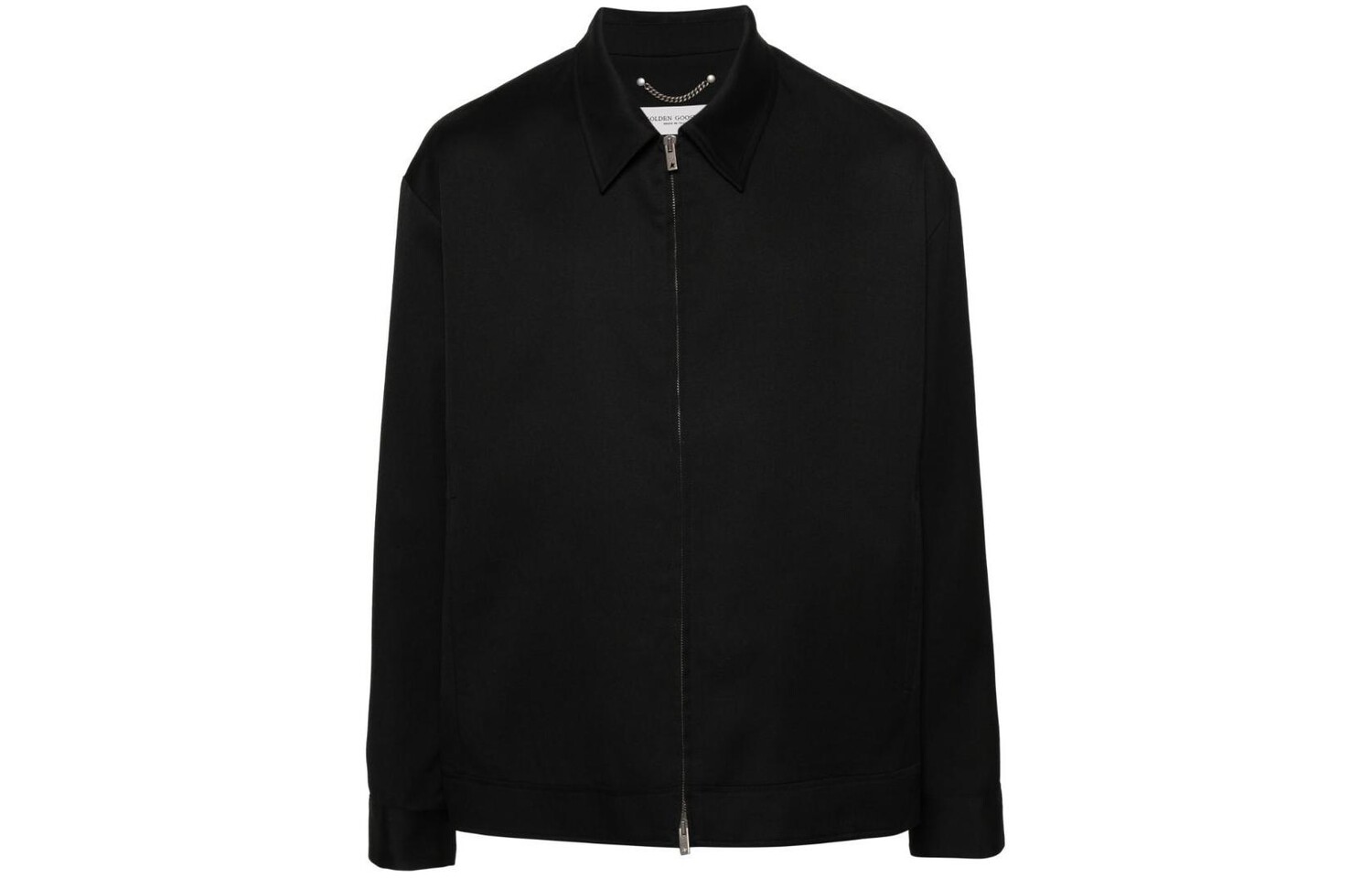 

Куртка-рубашка из натуральной шерсти Golden Goose, черный