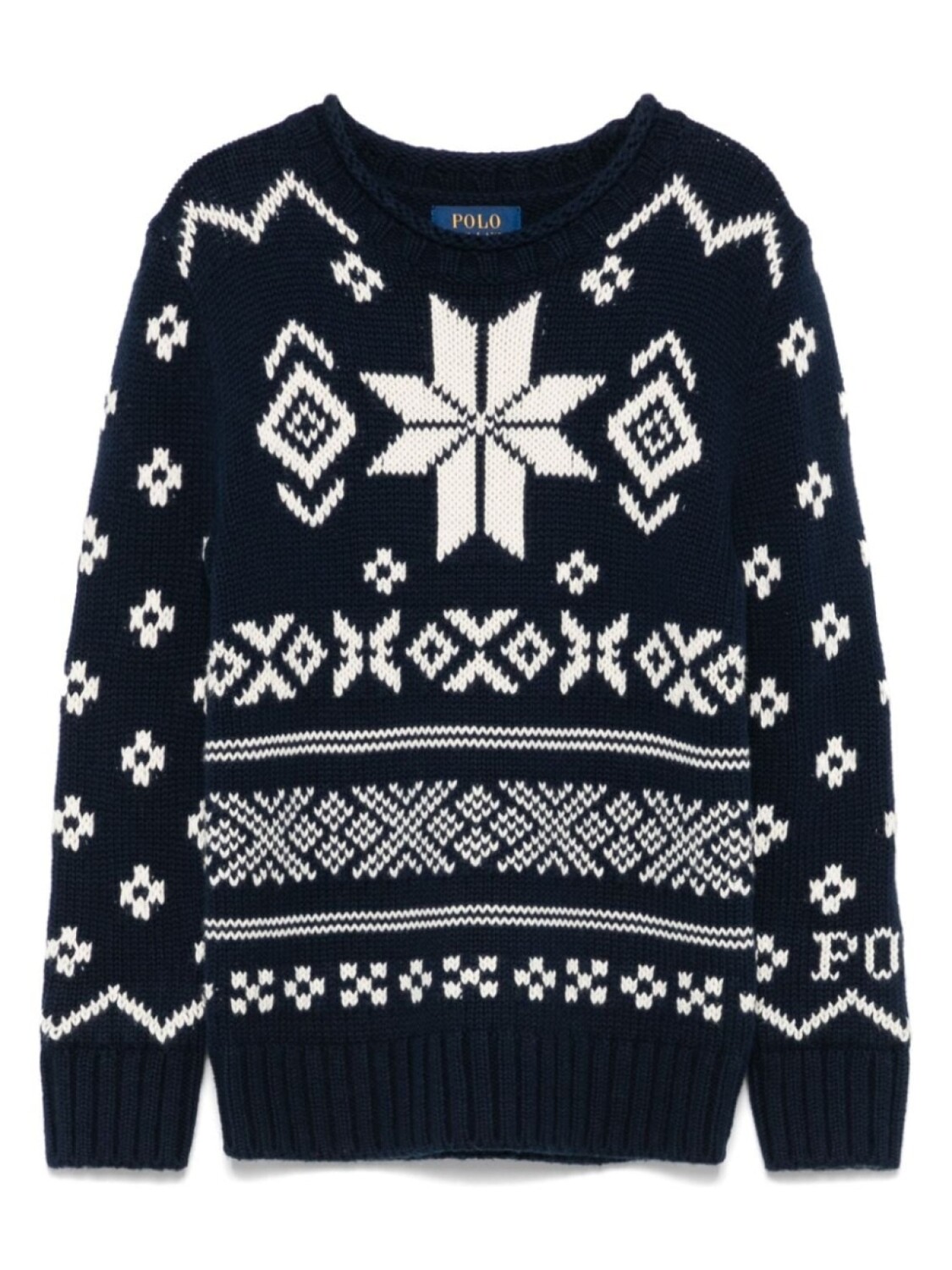 

Свитер с логотипом Ralph Lauren Kids, синий