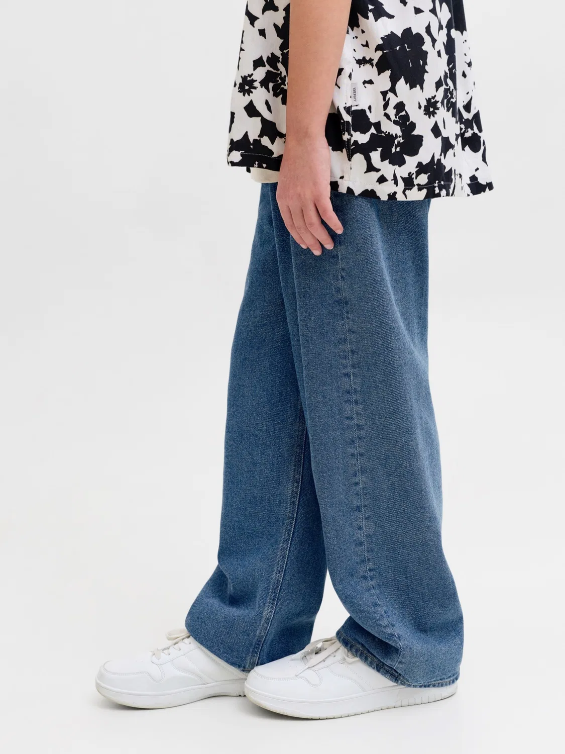 Широкие джинсы 'JREBLEO' Jj Rebel, Blue Denim — фото 3