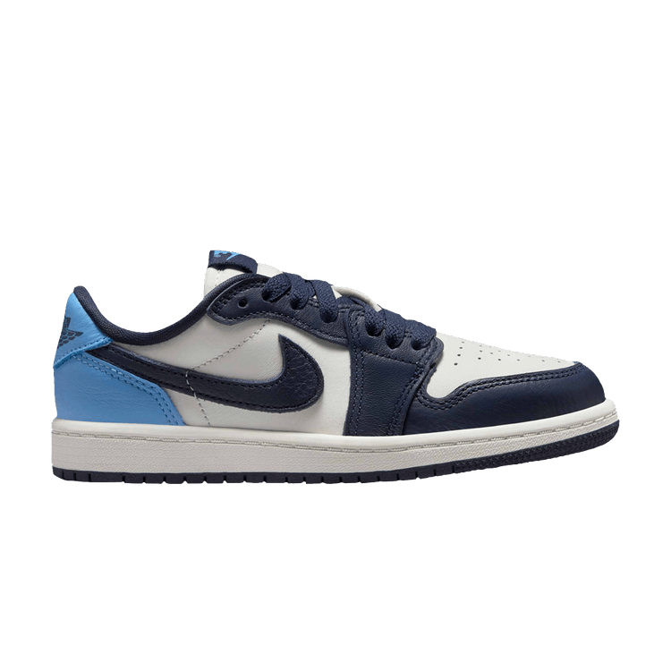 

Кроссовки Air Jordan 1 Retro Low OG PS 'Obsidian UNC', синий