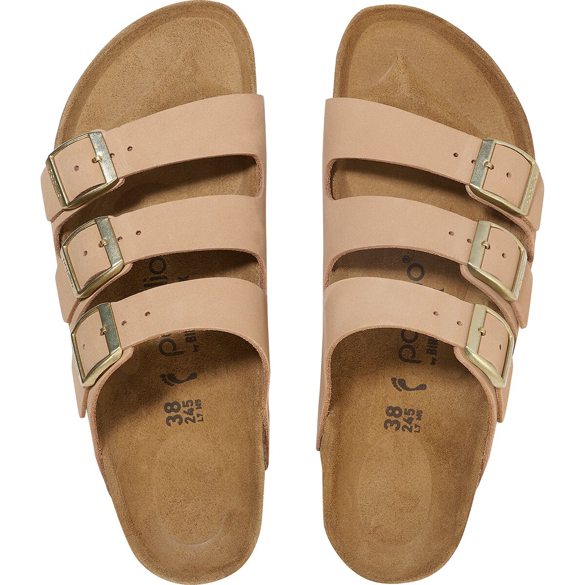 Флорида iii платформа узкие сандалии Birkenstock, желтый — фото 2