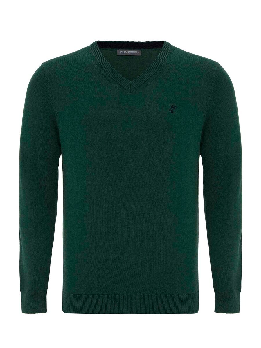 

Свитер с v-образным вырезом Jacey Quinn Sweater Porto, зеленый