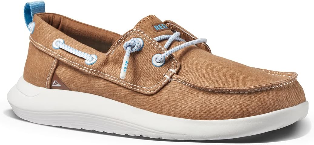 Мужские лодочные туфли REEF Swellsole, коричневый — фото 4