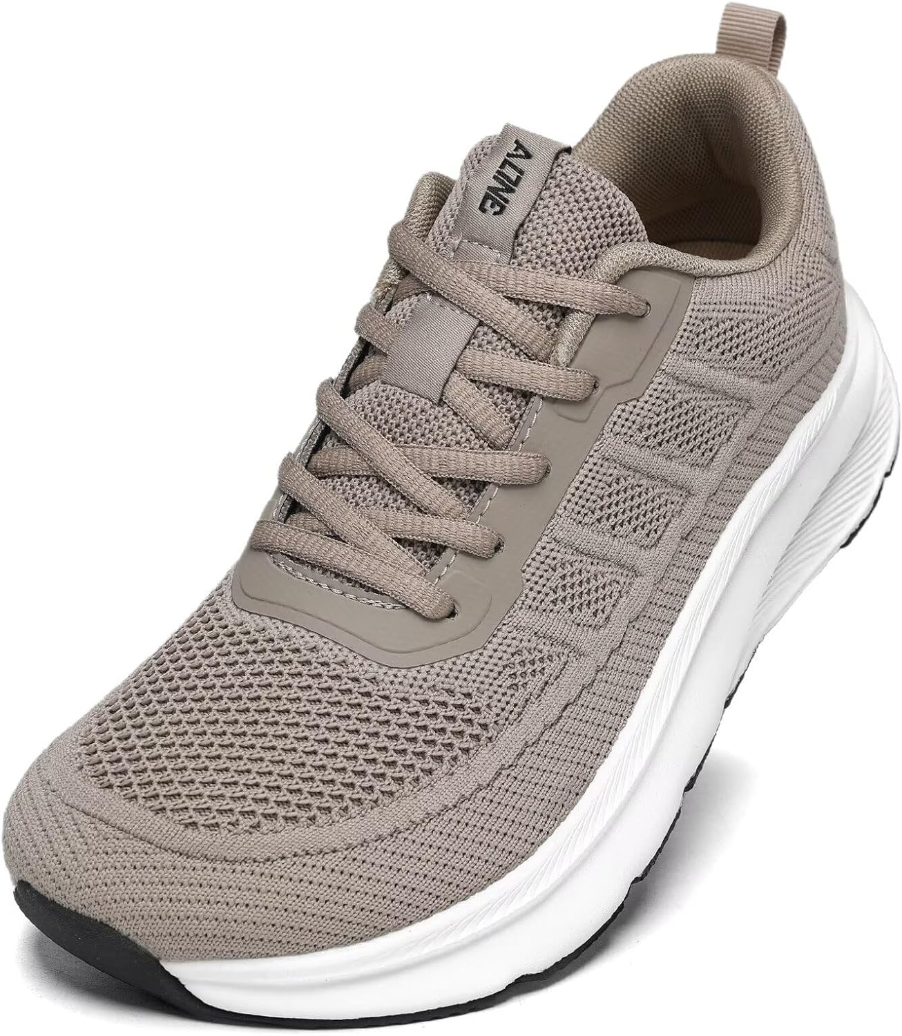 

Мужские кроссовки KDN с широкой носочной частью, амортизирующие для бега по дороге, противоскользящие, для ходьбы, удобные спортивные кроссовки для тренажерного зала, для широкой стопы, широкой полноты, хаки