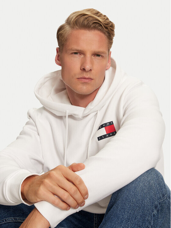 

Толстовка обычного кроя Tommy Jeans, белый