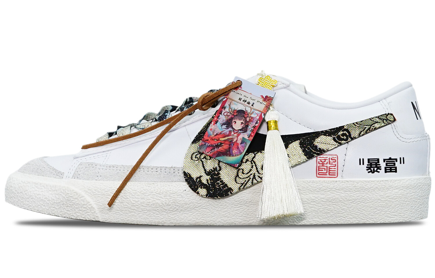 

Кроссовки Nike Blazer Skateboard Shoes Unisex Low-Top Black White