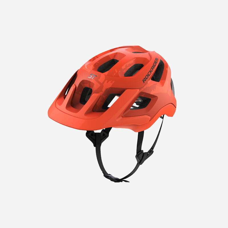 

Велосипедный шлем Rockrider, цвет fluoreszierendes pastellorange