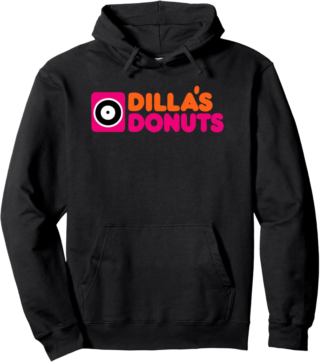 

Худи J Dillas Donuts Hip Hop Jadie, черная Slogan Paul