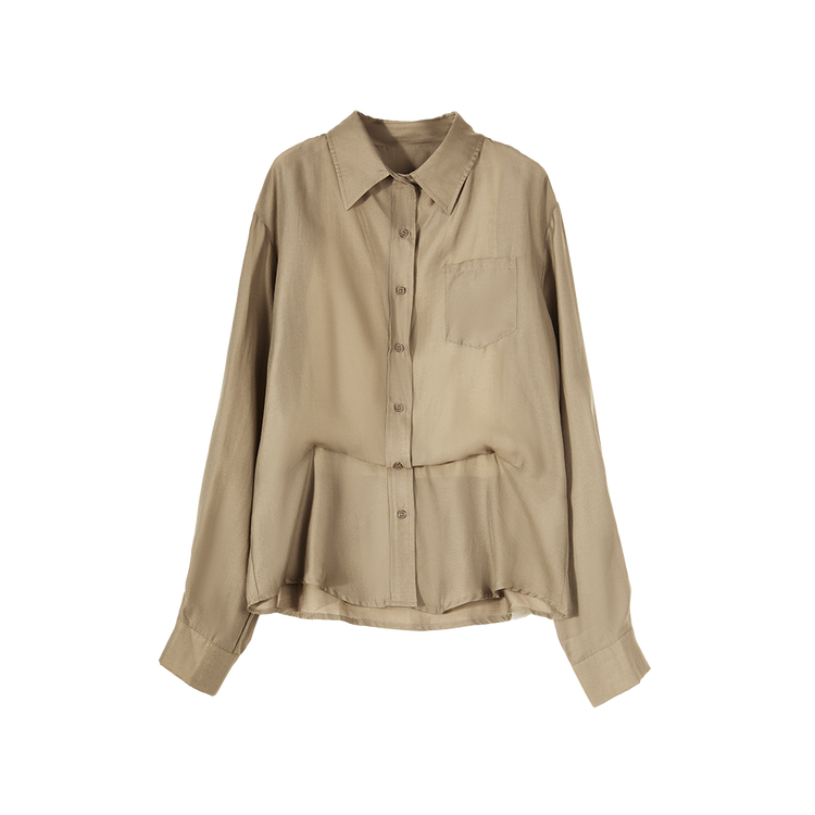 

ELLE Рубашка Women's Coffee Lapel