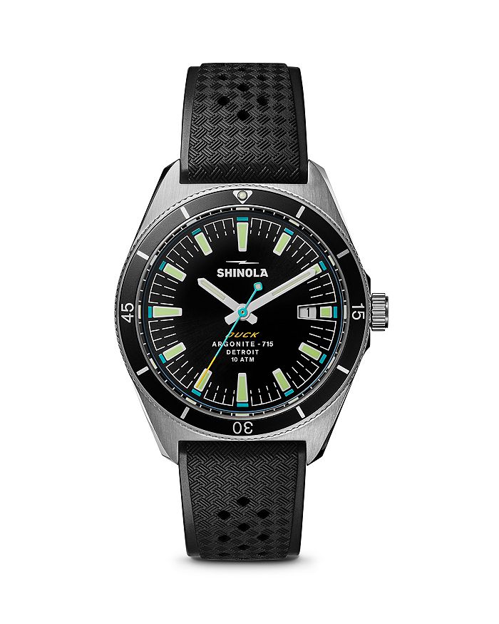 

Наручные часы Duck 1040, 40 мм Shinola, черный