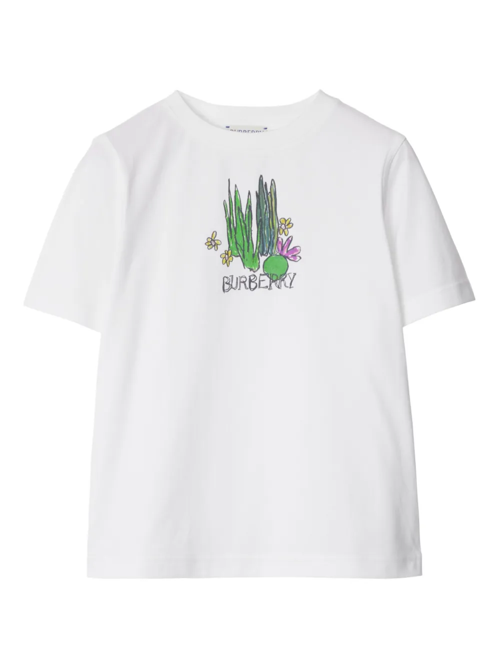 

Футболка Pond BURBERRY KIDS, белый
