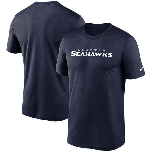 

Мужская футболка seattle seahawks wordmark legend performance цвета college navy Nike