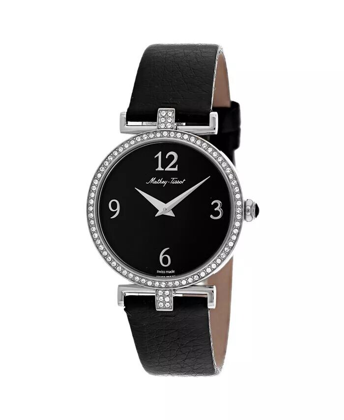 

Женские часы Gaia с черным циферблатом - D587QAN Mathey Tissot, черный
