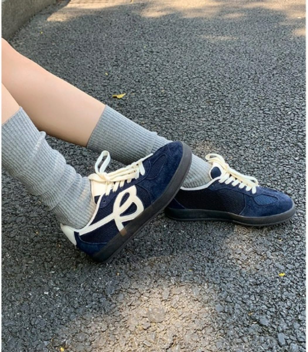 Кроссовки 2025 Retro Color-Block немецкого дизайна, Удобные и стильные, Идеальны для повседневной носки и casual-образов Krviuoe, синий — фото 4