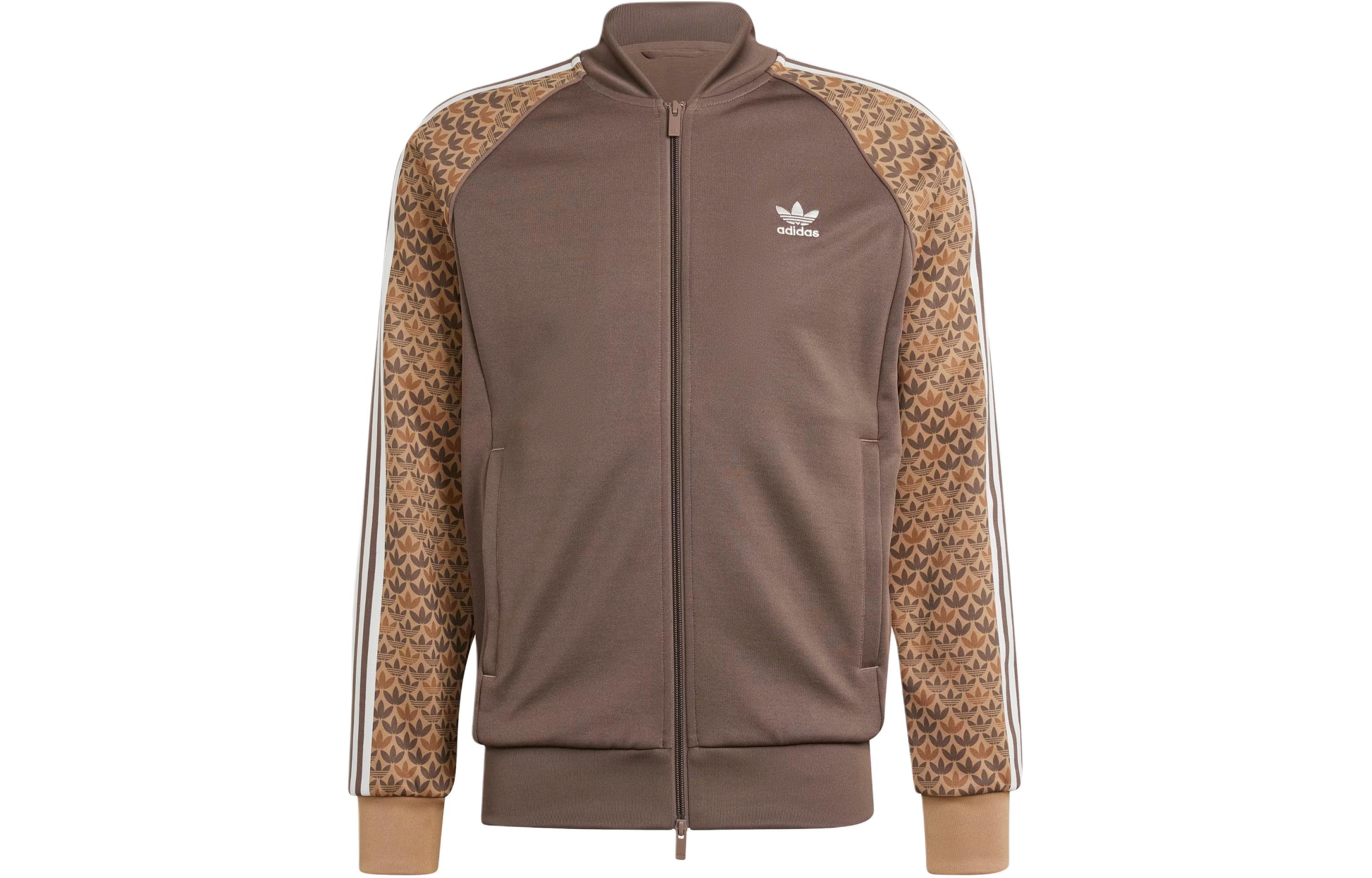 

Спортивная куртка с логотипом Adidas Sstr Adidas Originals, цвет Brown soil