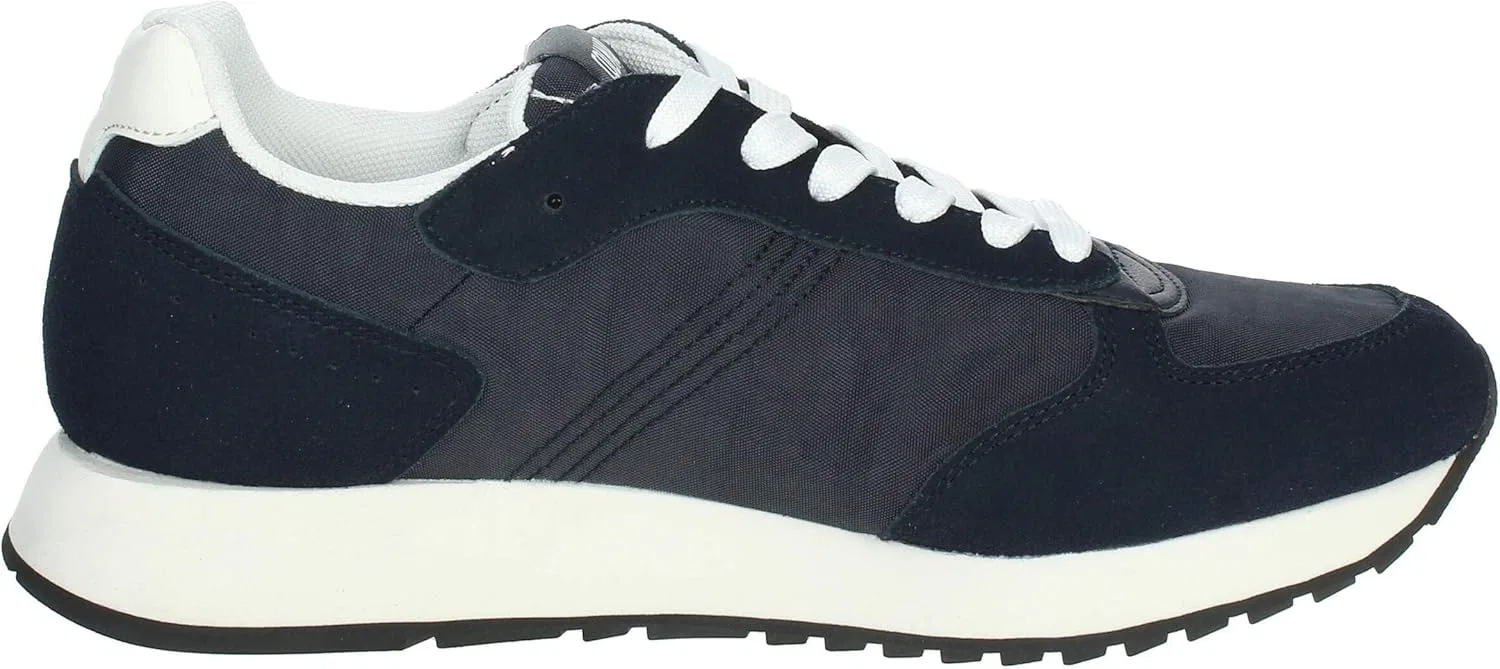 Кроссовки COLMAR Scarpe Uomo Travis One 003 Замша/Тессуто Темно-синий US24CO02 — фото 4