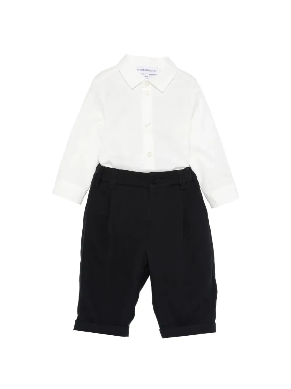Костюм-тройка с жилетом Emporio Armani Kids, синий — фото 2