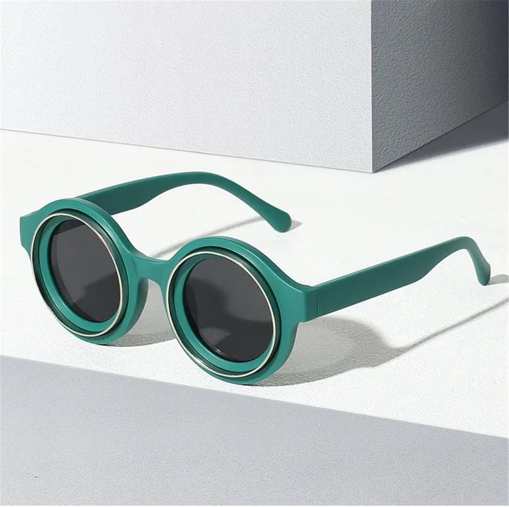 

Солнцезащитные очки UV400 – круглые, в стиле панк, конфетных цветов, для женщин и мужчин, для бега и занятий спортом на открытом воздухе UYPTK, Yellow Yellow