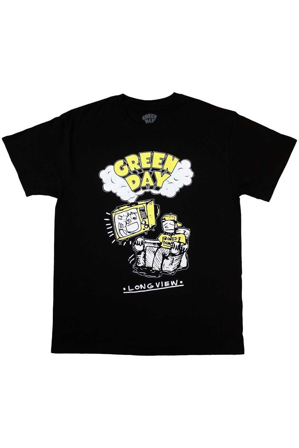 

Футболка Longview с каракулями Green Day, черный