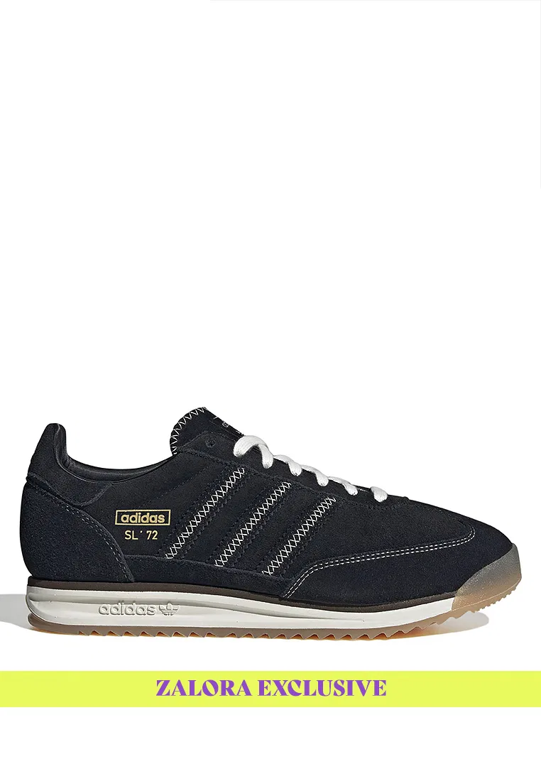 Кроссовки, SL 72 RS, adidas, белый/черный