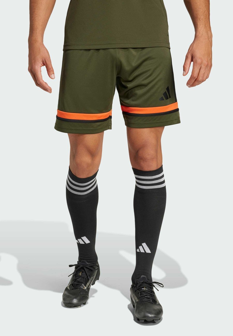 

Спортивные шорты Adidas Performance ADIDAS PERFORMANCE, Night Cargo Black Semi Impact Orange/Evergreen