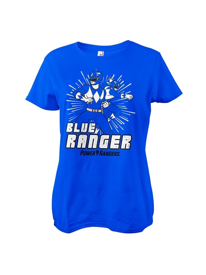 

Футболка "Blue Ranger Girly Tee" синего цвета Power Rangers, Синий, Футболка "Blue Ranger Girly Tee" синего цвета Power Rangers