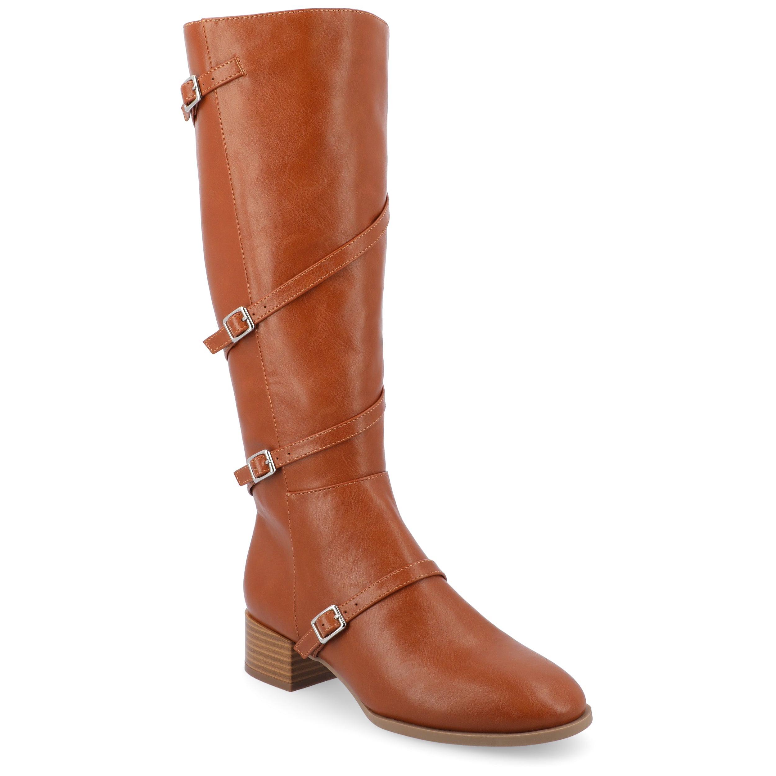 Женские ботинки Elettra из пеноматериала Journee Collection Tru Comfort, цвет Cognac