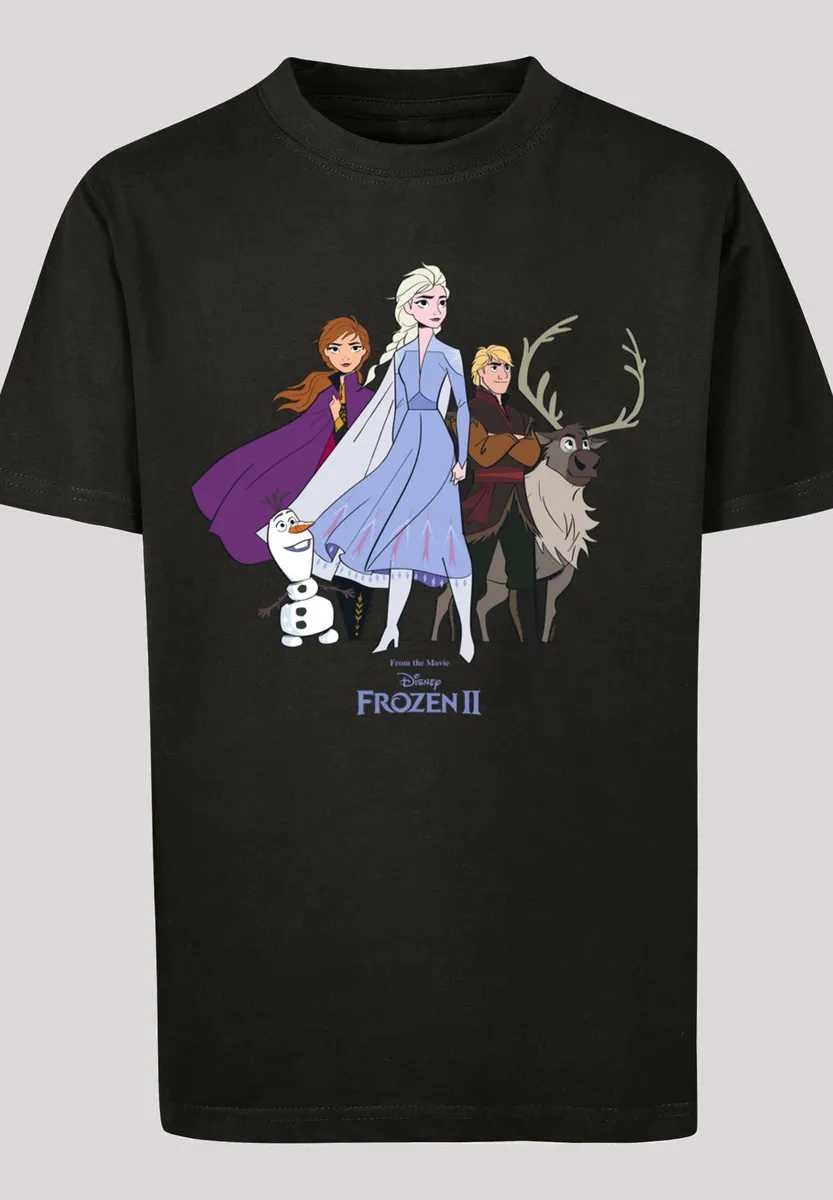 

F4NT4STIC Рубашка с коротким рукавом "F4NT4STIC Kids Disney Frozen 2 Group с детской базовой футболкой", черный