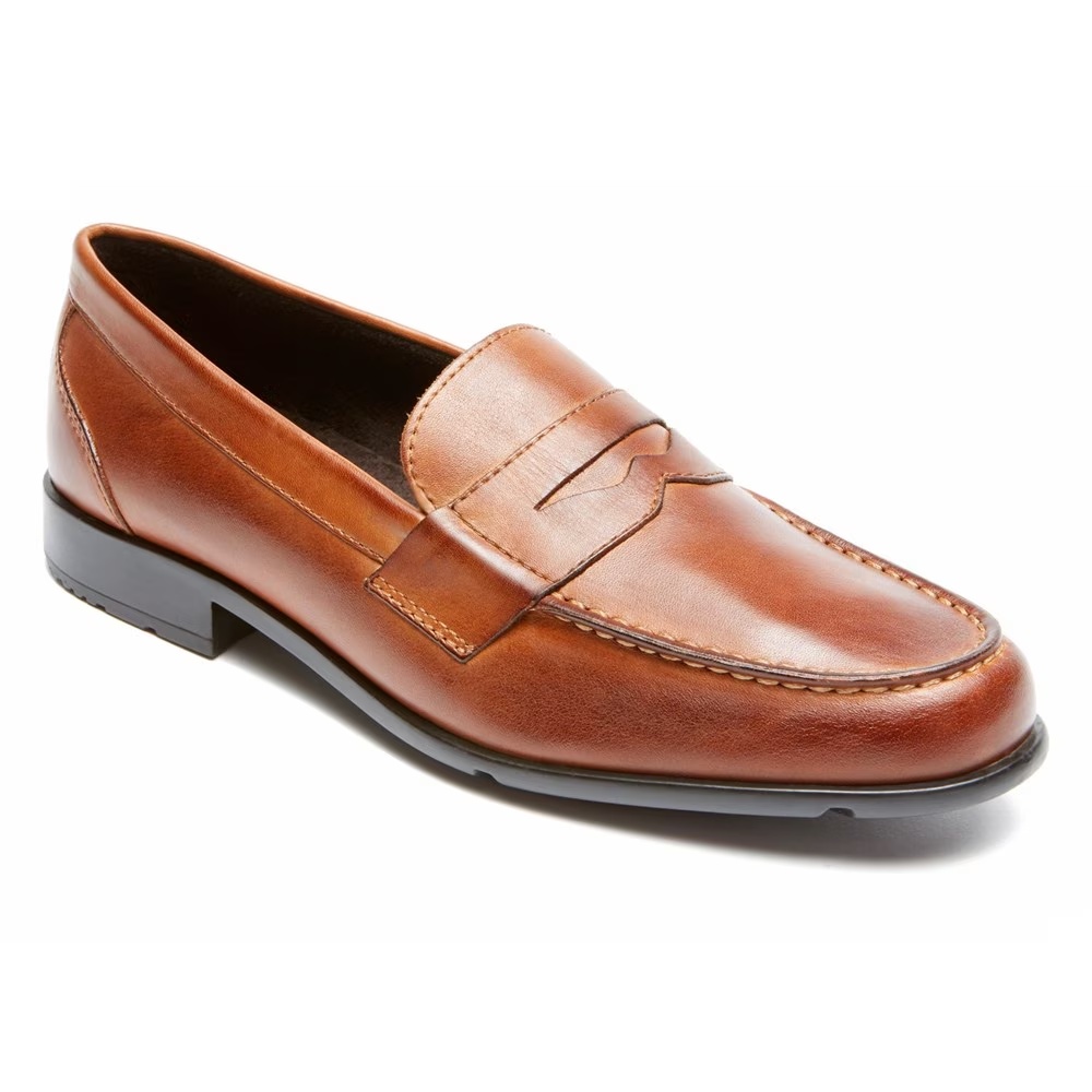 

Классические туфли-лоферы Rockport, cognac leather