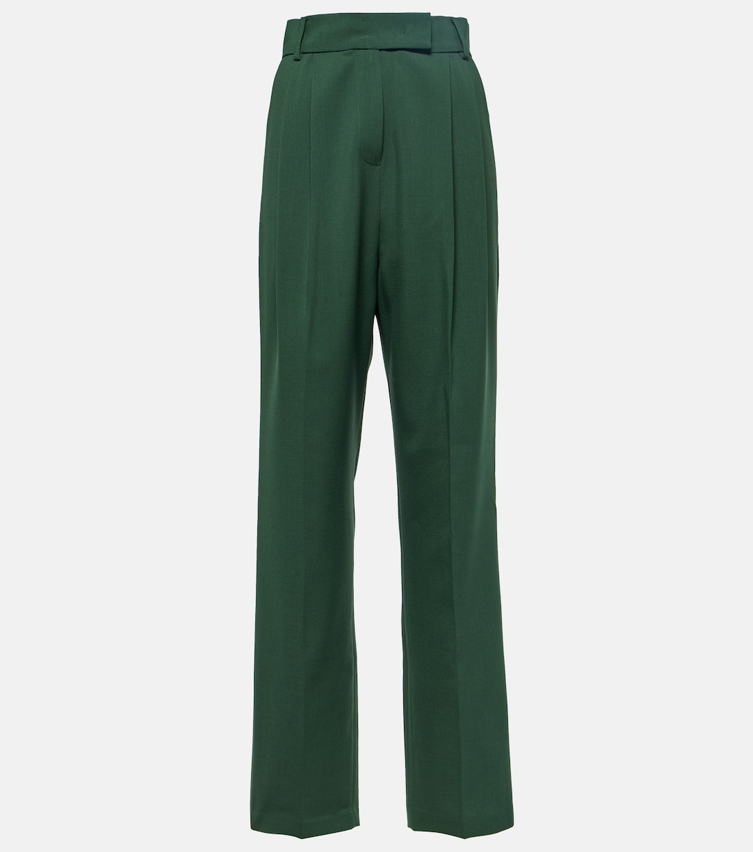 

Брюки Bea с высокой талией прямого кроя The Frankie Shop, Forest Green