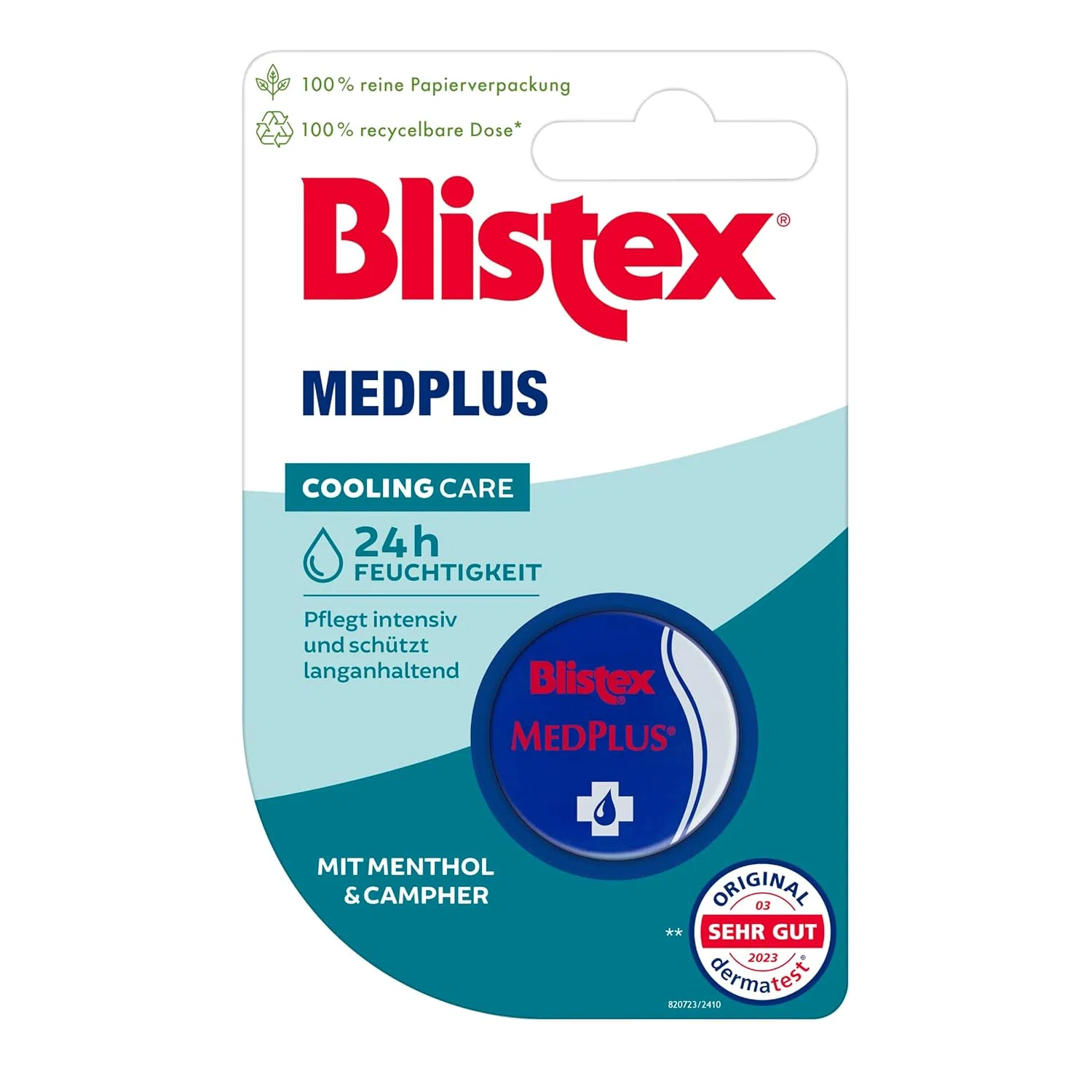 Бальзам для губ «MedPlus Jar» от Blistex, охлаждающий, 7 мл Blistex