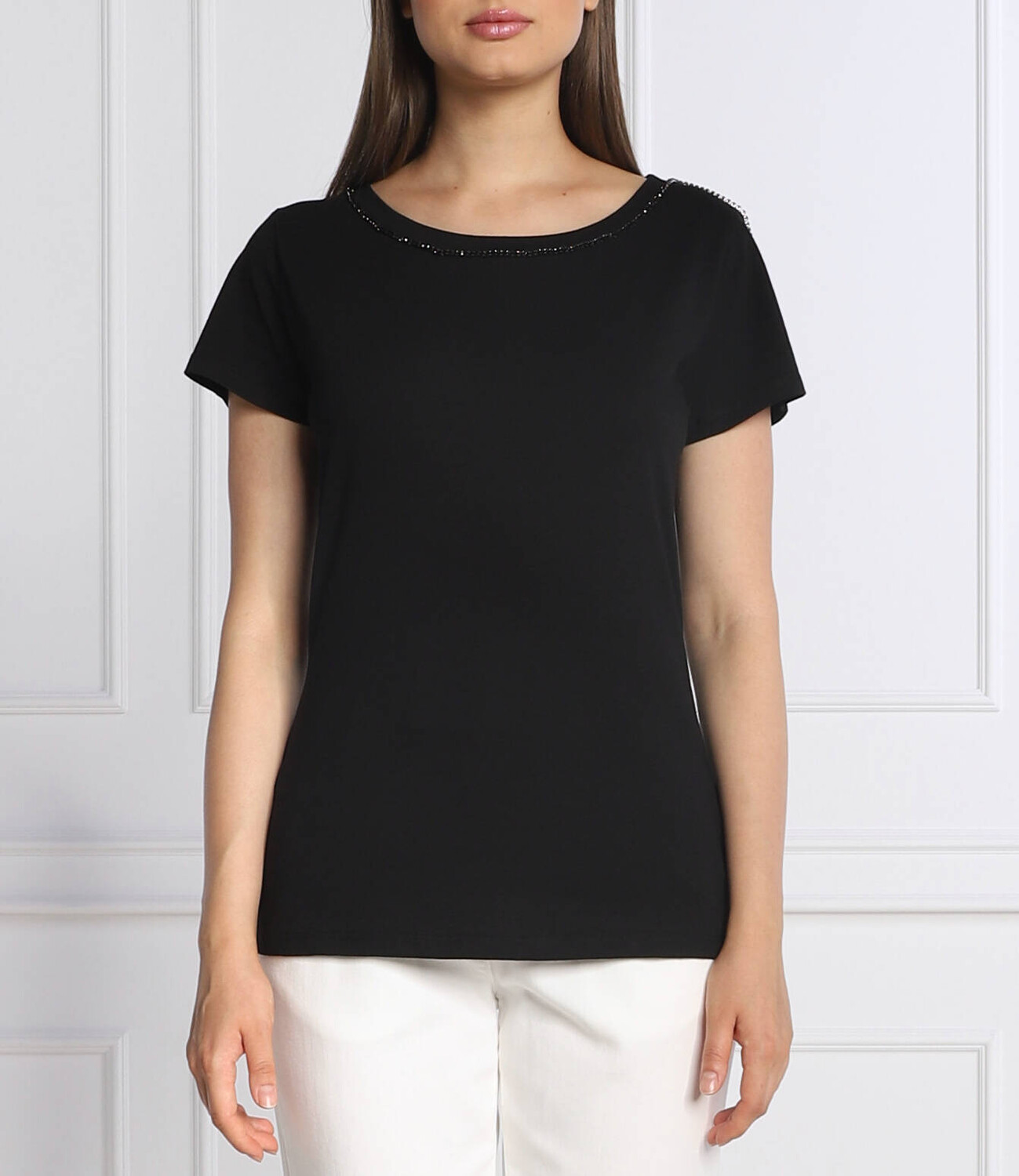

Футболка Liu Jo regular fit, черный