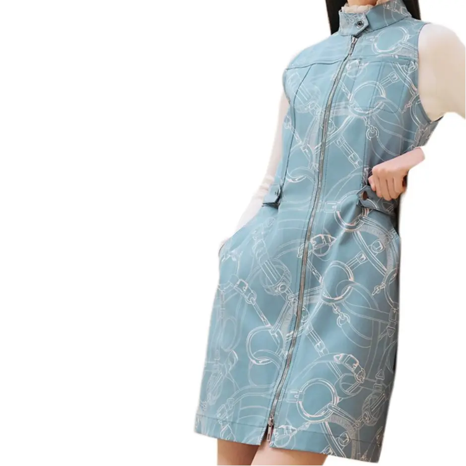 

Женское платье без рукавов Arctic Blue HERMES