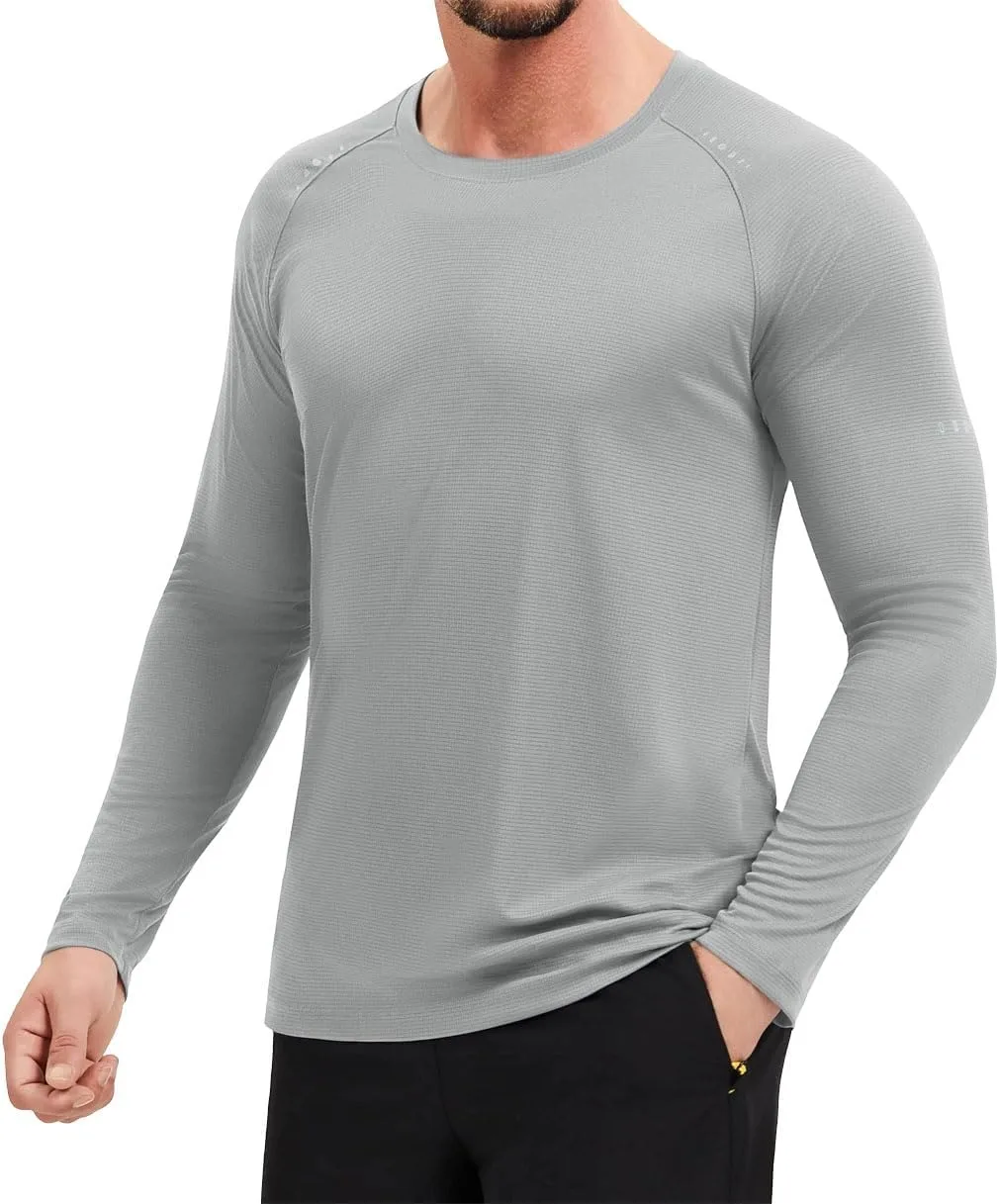 Мужская футболка с длинным рукавом для защиты от солнца Dry Fit