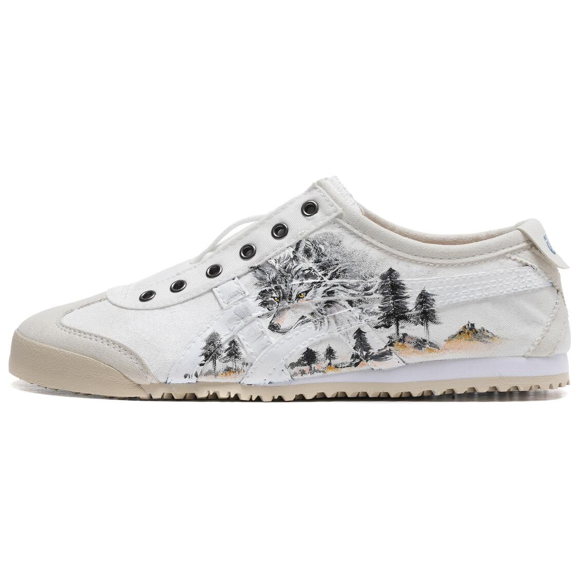 

Кроссовки Onitsuka Tiger MEXICO 66 Casual Shoes Unisex Low-Top White Blue Red