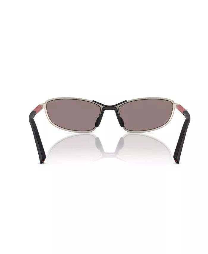 Мужские солнцезащитные очки, PS 55ZS PRADA LINEA ROSSA, коричневый — фото 4