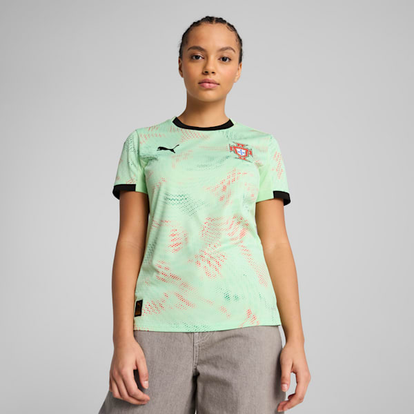 

Женская футбольная майка Portugal '25 Away Replica Puma, зеленый
