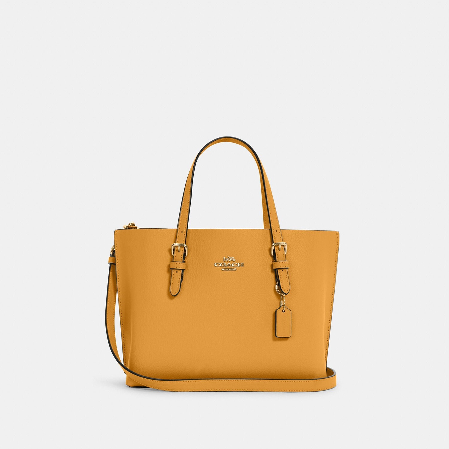 

Сумка-тоут Coach Outlet Mollie 25, цвет Gold/Mustard Yellow