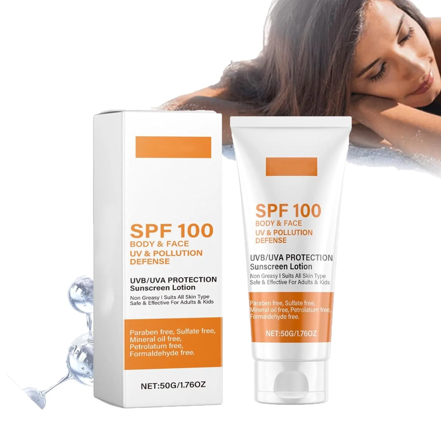 Солнцезащитный крем SPF 100 с UVA/UVB защитой Generisch