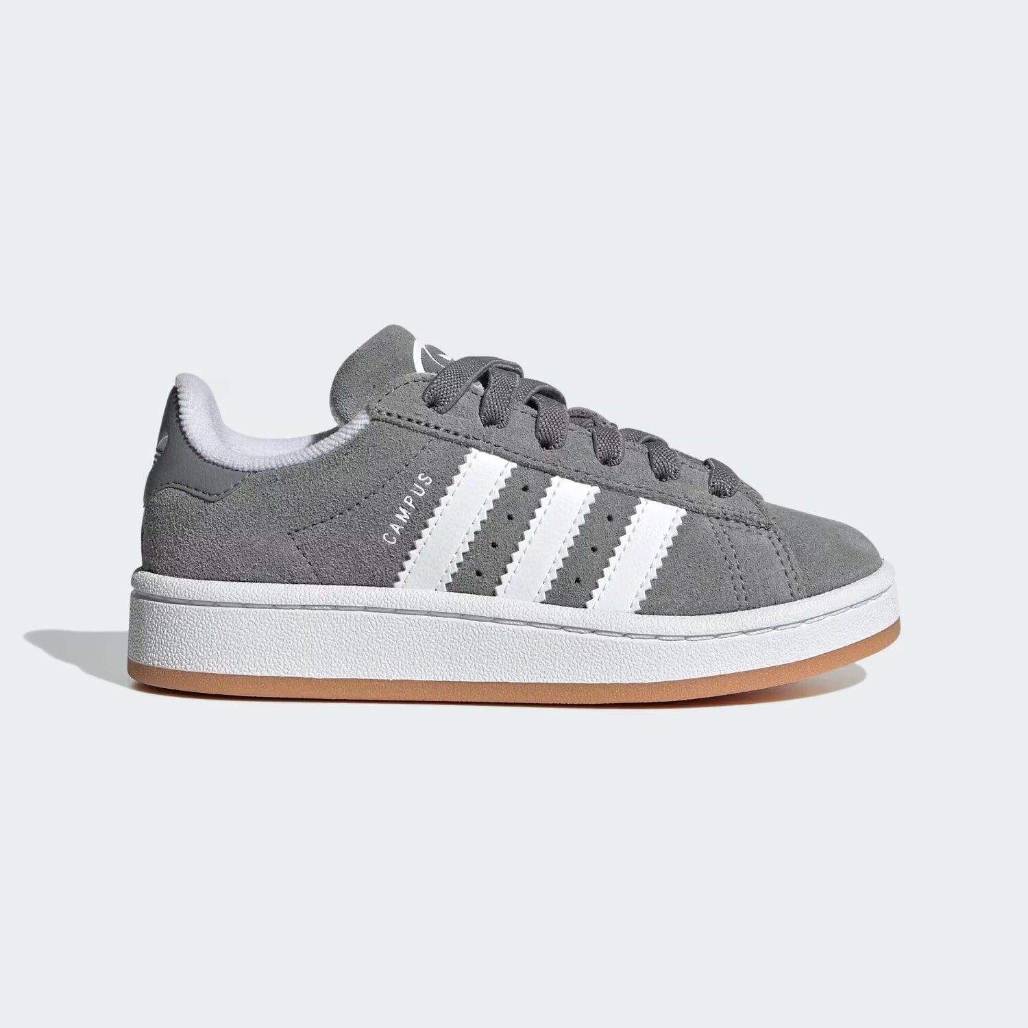 

Эластичные кружевные туфли Campus 00s для детей Adidas, цвет Grey Three/Cloud White/Gum