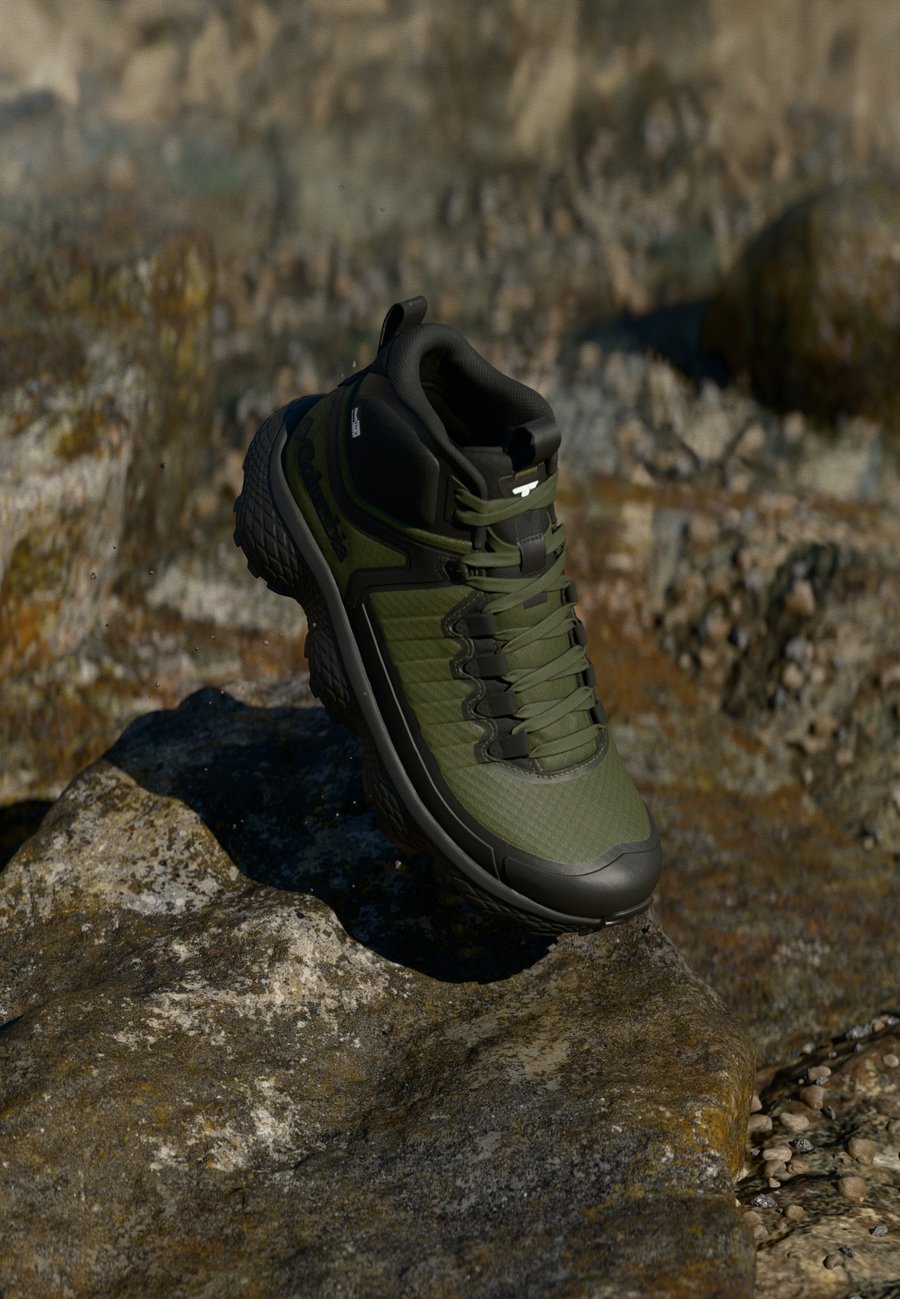 Кроссовки Columbia ESCAPE THRIVE TITANIUM MID, Nori/Black/Black